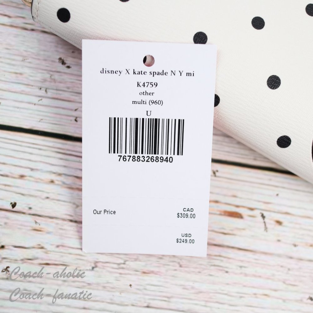 NWT Disney x Kate Spade New York Other Minnie Mouse Large Continental Wallet - Picture 10 of 10
